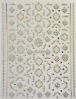 Nail Art Sticker Kendinden Yapışkanlı, Tırnak Süsleme, Tırnak Dövmesi Stikır 787 - Görsel 2