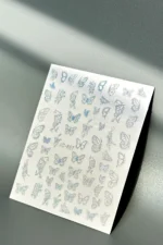 Nail Art Sticker Kendinden Yapışkanlı, Tırnak Süsleme, Tırnak Dövmesi Stikır 867 - Görsel 4