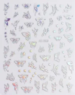 Nail Art Sticker Kendinden Yapışkanlı, Tırnak Süsleme, Tırnak Dövmesi Stikır 868