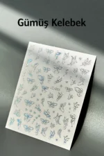 Nail Art Sticker Kendinden Yapışkanlı, Tırnak Süsleme, Tırnak Dövmesi Stikır 868 - Görsel 3