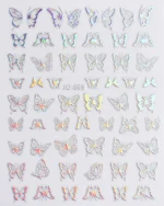 Nail Art Sticker Kendinden Yapışkanlı, Tırnak Süsleme, Tırnak Dövmesi Stikır 869 - Görsel 2