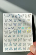 Nail Art Sticker Kendinden Yapışkanlı, Tırnak Süsleme, Tırnak Dövmesi Stikır 869 - Görsel 3