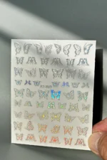 Nail Art Sticker Kendinden Yapışkanlı, Tırnak Süsleme, Tırnak Dövmesi Stikır 869 - Görsel 4