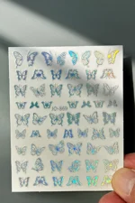 Nail Art Sticker Kendinden Yapışkanlı, Tırnak Süsleme, Tırnak Dövmesi Stikır 869 - Görsel 5