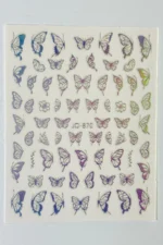 Nail Art Sticker Kendinden Yapışkanlı, Tırnak Süsleme, Tırnak Dövmesi Stikır 870 - Görsel 3