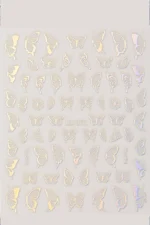 Nail Art Sticker Kendinden Yapışkanlı, Tırnak Süsleme, Tırnak Dövmesi Stikır 870 - Görsel 4