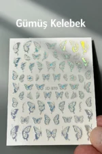 Nail Art Sticker Kendinden Yapışkanlı, Tırnak Süsleme, Tırnak Dövmesi Stikır 870 - Görsel 7