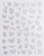 Nail Art Sticker Kendinden Yapışkanlı, Tırnak Süsleme, Tırnak Dövmesi Stikır 871