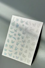 Nail Art Sticker Kendinden Yapışkanlı, Tırnak Süsleme, Tırnak Dövmesi Stikır 871 - Görsel 2