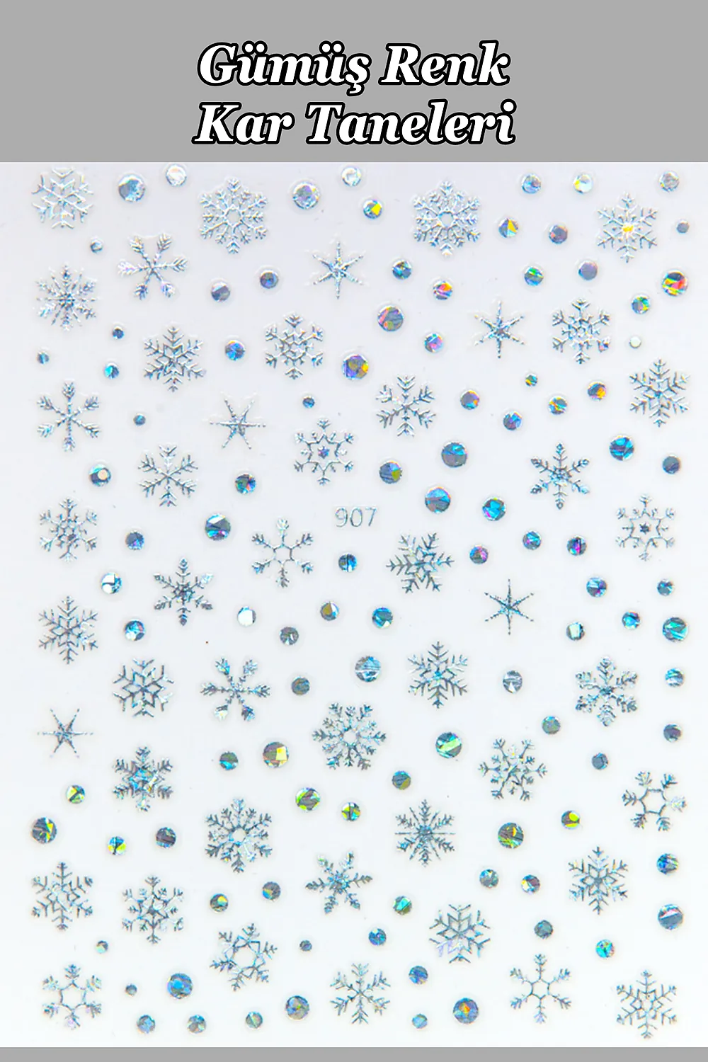 nail-art-sticker-kendinden-yapiskanli-tirnak-susleme-tirnak-dovmesi-stikir-907g-1 Nail Art Sticker Kendinden Yapışkanlı, Tırnak Süsleme, Tırnak Dövmesi Stikır 907G - Görsel 1