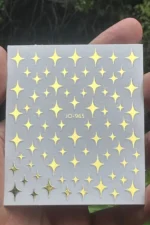 Nail Art Sticker Kendinden Yapışkanlı, Tırnak Süsleme, Tırnak Dövmesi Stikır 965A - Görsel 4