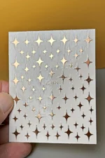 Nail Art Sticker Kendinden Yapışkanlı, Tırnak Süsleme, Tırnak Dövmesi Stikır 965BAKIR