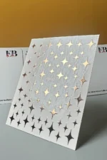 Nail Art Sticker Kendinden Yapışkanlı, Tırnak Süsleme, Tırnak Dövmesi Stikır 965BAKIR - Görsel 4