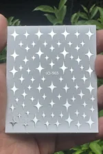 Nail Art Sticker Kendinden Yapışkanlı, Tırnak Süsleme, Tırnak Dövmesi Stikır 965G - Görsel 2