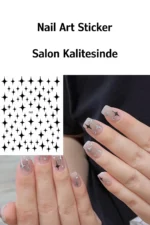 Nail Art Sticker Kendinden Yapışkanlı, Tırnak Süsleme, Tırnak Dövmesi Stikır 965S - Görsel 3