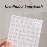 Nail Art Sticker Kendinden Yapışkanlı, Tırnak Süsleme, Tırnak Dövmesi Stikır 966A
