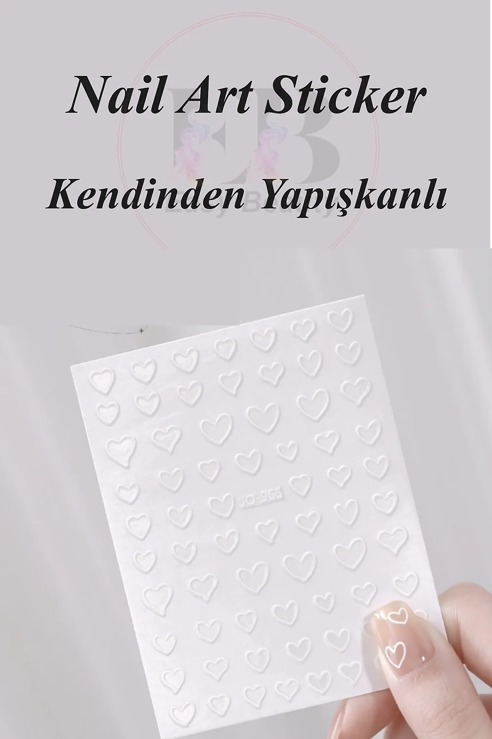 nail-art-sticker-kendinden-yapiskanli-tirnak-susleme-tirnak-dovmesi-stikir-966b-1 Nail Art Sticker Kendinden Yapışkanlı, Tırnak Süsleme, Tırnak Dövmesi Stikır 966B - Görsel 1