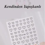 Nail Art Sticker Kendinden Yapışkanlı, Tırnak Süsleme, Tırnak Dövmesi Stikır 966S
