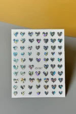 Nail Art Sticker Kendinden Yapışkanlı, Tırnak Süsleme, Tırnak Dövmesi Stikır 967HG - Görsel 2