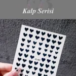 Nail Art Sticker Kendinden Yapışkanlı, Tırnak Süsleme, Tırnak Dövmesi Stikır 967S