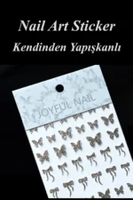 Nail Art Sticker Kendinden Yapışkanlı, Tırnak Süsleme, Tırnak Dövmesi Stikır H322