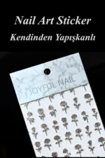 Nail Art Sticker Kendinden Yapışkanlı, Tırnak Süsleme, Tırnak Dövmesi Stikır H324