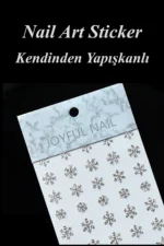 Nail Art Sticker Kendinden Yapışkanlı, Tırnak Süsleme, Tırnak Dövmesi Stikır H325