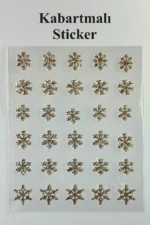 Nail Art Sticker Kendinden Yapışkanlı, Tırnak Süsleme, Tırnak Dövmesi Stikır H325 - Görsel 2