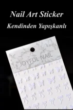 Nail Art Sticker Kendinden Yapışkanlı, Tırnak Süsleme, Tırnak Dövmesi Stikır H328