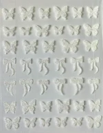 Nail Art Sticker Kendinden Yapışkanlı, Tırnak Süsleme, Tırnak Dövmesi Stikır H328 - Görsel 3