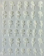 Nail Art Sticker Kendinden Yapışkanlı, Tırnak Süsleme, Tırnak Dövmesi Stikır H330 - Görsel 3