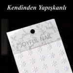 Nail Art Sticker Kendinden Yapışkanlı, Tırnak Süsleme, Tırnak Dövmesi Stikır H331
