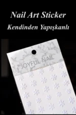 Nail Art Sticker Kendinden Yapışkanlı, Tırnak Süsleme, Tırnak Dövmesi Stikır H331