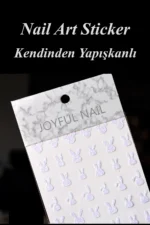 Nail Art Sticker Kendinden Yapışkanlı, Tırnak Süsleme, Tırnak Dövmesi Stikır H332