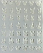 Nail Art Sticker Kendinden Yapışkanlı, Tırnak Süsleme, Tırnak Dövmesi Stikır H332 - Görsel 3