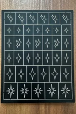 Nail Art Sticker Kendinden Yapışkanlı, Tırnak Süsleme, Tırnak Dövmesi Stikır YILDIZ-1 - Görsel 3