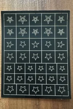 Nail Art Sticker Kendinden Yapışkanlı, Tırnak Süsleme, Tırnak Dövmesi Stikır YILDIZ-2 - Görsel 3