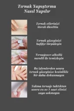 Nude Badem Tırnak Orta Uzunlukta 24 Adet French Takma Tırnak Seti W1490 - Görsel 5