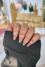 Nude Protez Tırnak 10 Adet El Yapımı Takma Tırnak Seti 3506 - Görsel 5