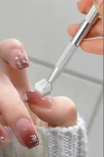 Ombre Nail Art Sünger ve Tutucu Kalem Seti 100 Adet Sünger ve Omre Sünger - Görsel 4