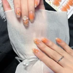 ombre-takma-tirnak-balerin-inci-taneli-orta-uzun-24-adet-takma-tirnak-seti-z402