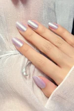 Oval Takma Tırnak 24 Adet Pembe Takma Tırnak Seti W1190