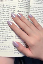 Oval Takma Tırnak 24 Adet Pembe Takma Tırnak Seti W1190 - Görsel 6