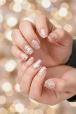 Özel Günler Için Protez Tırnak 10 Adet El Yapımı Takma Tırnak Seti 2211 - Görsel 8