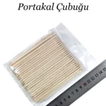 Portakal Çubuğu 100'lü Set Ahşap Tırnak Eti Itici Manikür Pedikür Seti