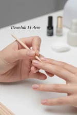 Portakal Çubuğu 100'lü Set Ahşap Tırnak Eti Itici Manikür Pedikür Seti - Görsel 2