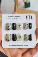 simli-siyah-beyaz-medium-beden-protez-tirnak-10-adet-el-yapimi-takma-tirnak-seti-2201-3