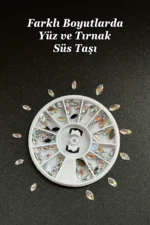 Tırnak Süsleme Taşı - Yüz Süsleme Taşı - Nail Art Süs Taşı - Nail Art Charm Çarm 22 - Görsel 2