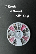Tırnak Süsleme Taşı - Yüz Süsleme Taşı - Nail Art Süs Taşı - Nail Art Charm Çarm 30 - Görsel 3