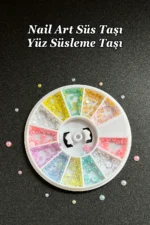 Tırnak Süsleme Taşı - Yüz Süsleme Taşı - Nail Art Süs Taşı - Nail Art Charm Çarm 41 - Görsel 2